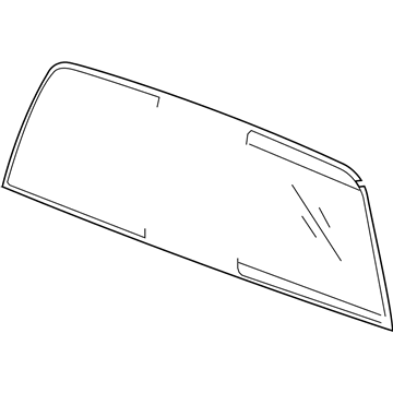 Dodge 55277037AA Fixed Glass