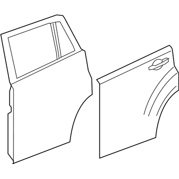 Jeep 68079388AD Door Shell