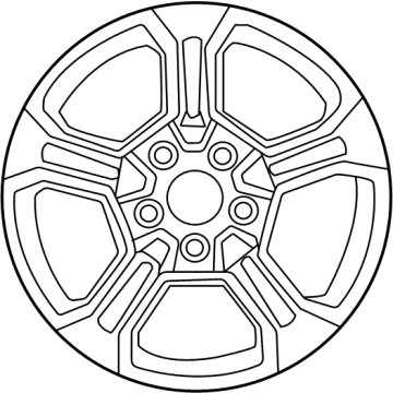 Jeep 4755543AB Wheel, Alloy