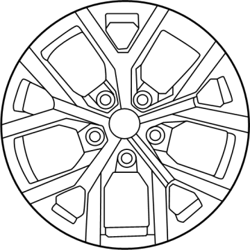 Jeep 4755433AA Wheel, Alloy