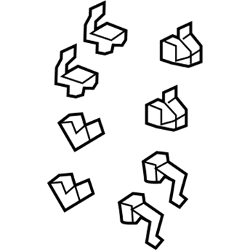 Chrysler 5161765AB Brake Pads Hardware Kit