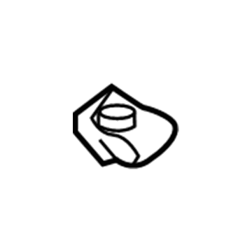 Dodge MB138567 Splash Shield Nut