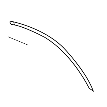 Mopar 4894352AJ Upper Weatherstrip, Front Passenger Side Mopar 4894352AJ Upper Weatherstrip, Front Passenger Side