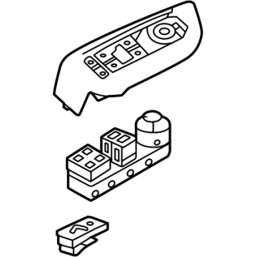 2023 Dodge Hornet Power Window Switch - 7MU55LXHAA
