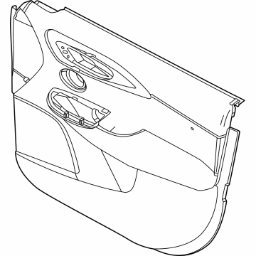 Dodge 7QP59U8TAA Door Trim Panel