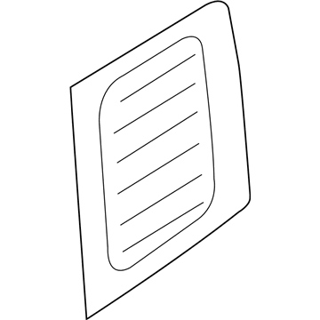 Ram 68266353AA Door Glass