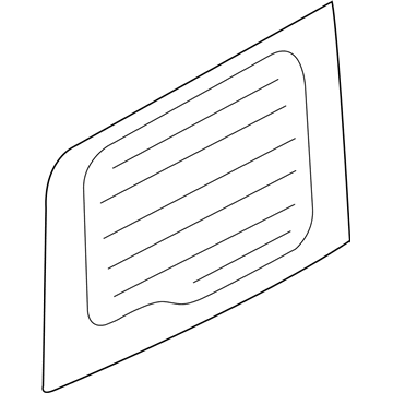 Ram 68266354AA Door Glass