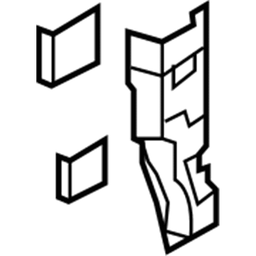 Dodge 55372530AC Hinge Pillar Reinforcement