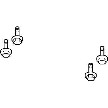 Dodge 6507342AA Skid Plate Screw