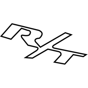 Dodge 4806327AC Nameplate