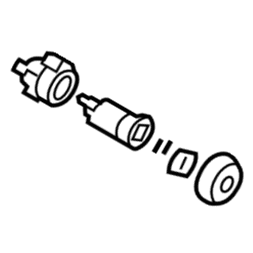 Chrysler 5139099AA Lock Cylinder