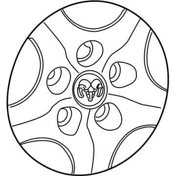 Ram ProMaster City Wheel Cover - 68263171AA