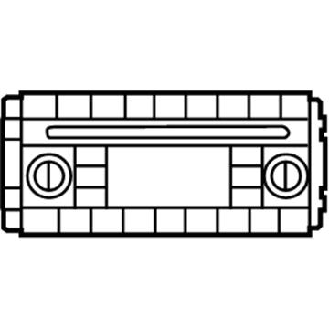 Dodge 68252828AD Radio