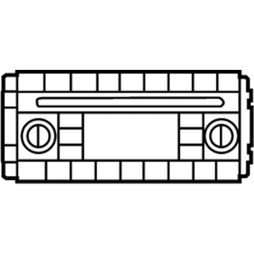 Dodge 5064948AH Radio