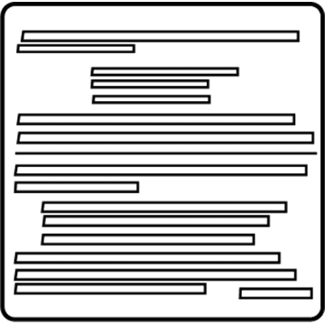 Jeep 5020527AC Warning Label