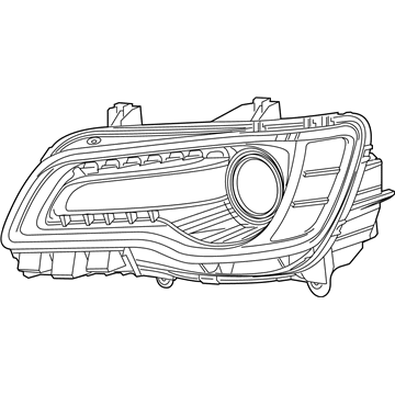 Chrysler Headlight - 68143005AD