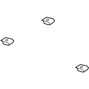 Dodge 6512316AA Heat Shield Nut