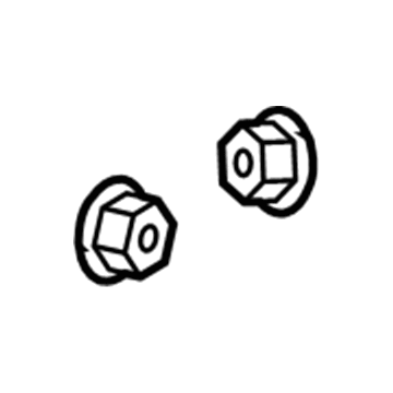 Jeep 6508487AA Mount Bolt Lock Nut