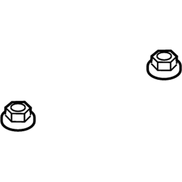 Dodge 6104717AA Catalytic Converter Nut