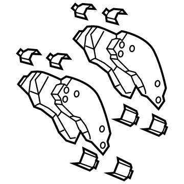 Ram 68461656AC Brake Pads