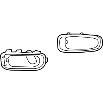 Jeep 5XB28XS9AA Fog Lamp Bezel