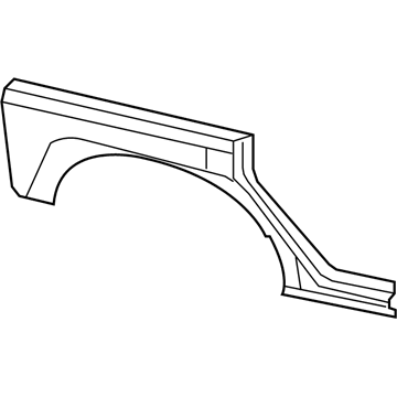 Jeep 55397016AI Quarter Panel