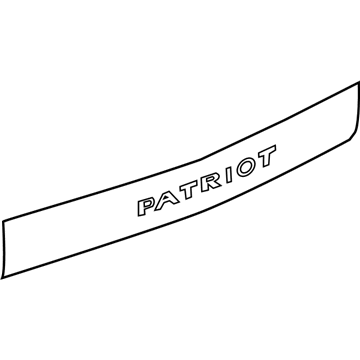 Jeep 1CR08TZZAB Trim Plate