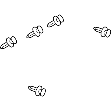 Jeep 5116530AA Bumper Cover Pin