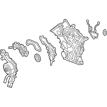 Dodge 5184495AO Timing Cover