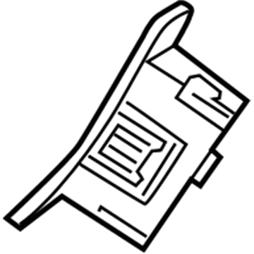 Mopar 1UR60DX9AB Switch Housing, Black