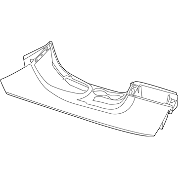 Chrysler Center Console Base - 1VV18DX9AC