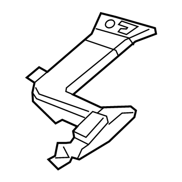 Jeep 68253894AB Floor Duct