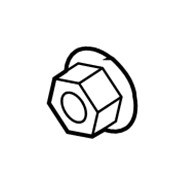 Jeep 6506619AA Front Pipe Nut