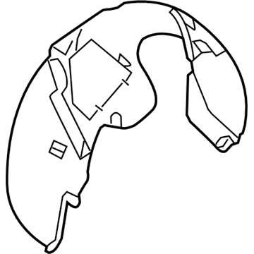 Chrysler 4724528AD Fender Liner