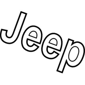 Jeep 55157088AC Nameplate
