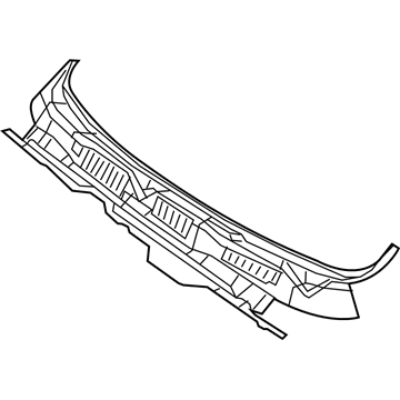 Mopar 68362458AC Cowl Grille, Front Mopar 68362458AC Cowl Grille, Front