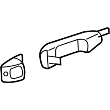 Chrysler Pacifica Door Handle - TY23ZKJAC