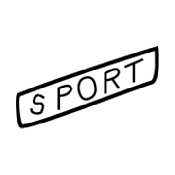 Dodge 55077328AB Nameplate