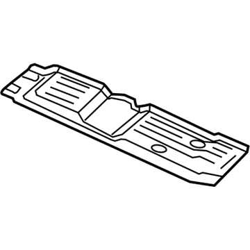 Jeep Exhaust Heat Shield - 55394460AB