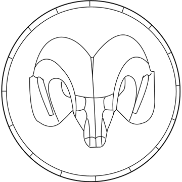 Dodge 4895900AA Center Cap