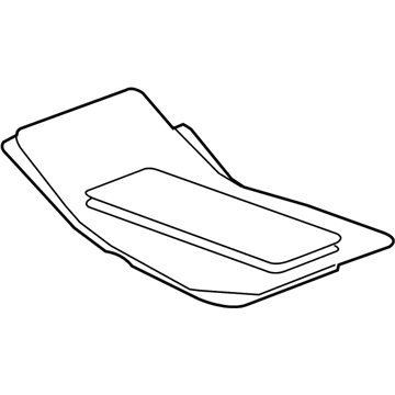 Mopar 82213886 Mat, Rear Mopar 82213886 Mat, Rear