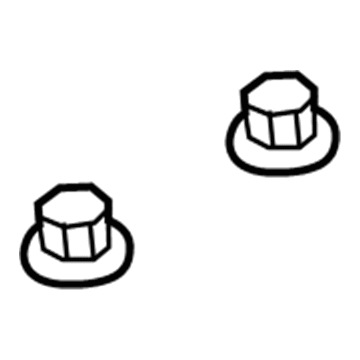 Jeep 6503335 Mount Bracket Nut