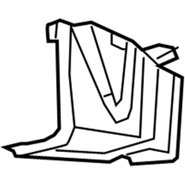 Mopar 68110936AF Shield, Rear Passenger Side Mopar 68110936AF Shield, Rear Passenger Side