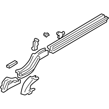 Dodge 4580298AG Rail Assembly