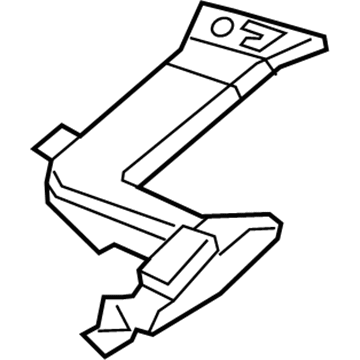 Jeep 68253894AB Floor Duct