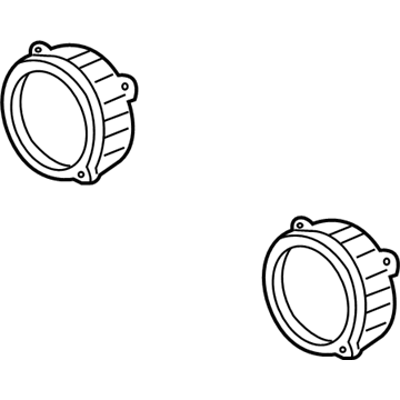 Dodge 5064551AB Speaker