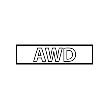 Mopar 5156123AA Nameplate, Rear