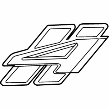 Dodge 68354593AB Nameplate