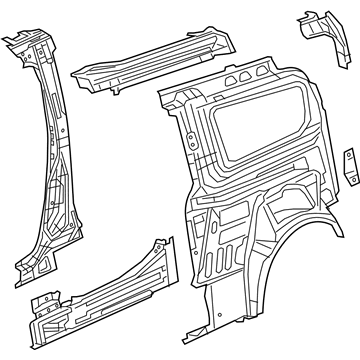 Ram 68402542AA Inner Panel Assembly