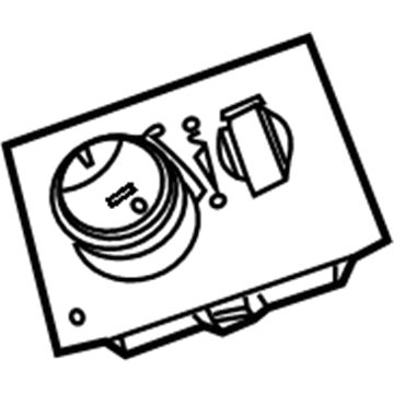 Dodge 68019678AE Headlamp Switch